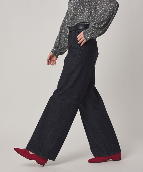 Steven Alan（スティーブンアラン）の「＜Steven Alan＞コットン スラックス デニムパンツ（デニムパンツ・レディース・オフホワイト/ネイビー・XS/S/M/L）」の11枚目の写真