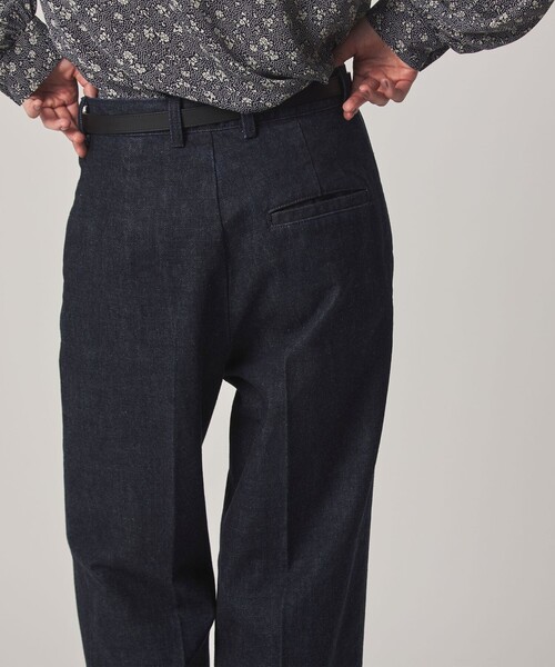 Steven Alan（スティーブンアラン）の「＜Steven Alan＞コットン スラックス デニムパンツ（デニムパンツ・レディース・オフホワイト/ネイビー・XS/S/M/L）」の14枚目の写真