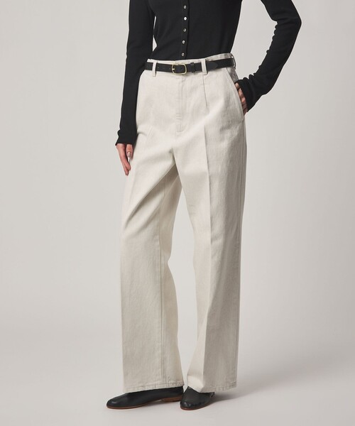 Steven Alan（スティーブンアラン）の「＜Steven Alan＞コットン スラックス デニムパンツ（デニムパンツ・レディース・オフホワイト/ネイビー・XS/S/M/L）」の15枚目の写真