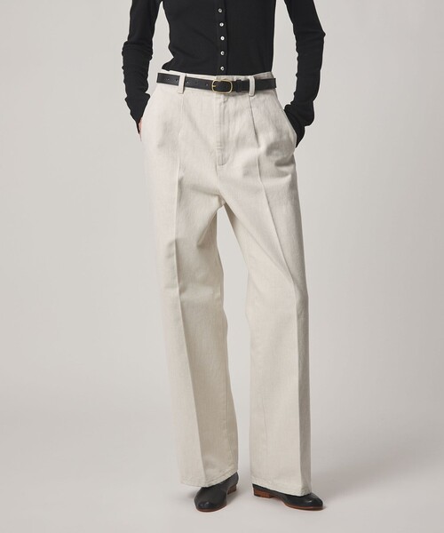 Steven Alan（スティーブンアラン）の「＜Steven Alan＞コットン スラックス デニムパンツ（デニムパンツ・レディース・オフホワイト/ネイビー・XS/S/M/L）」の16枚目の写真