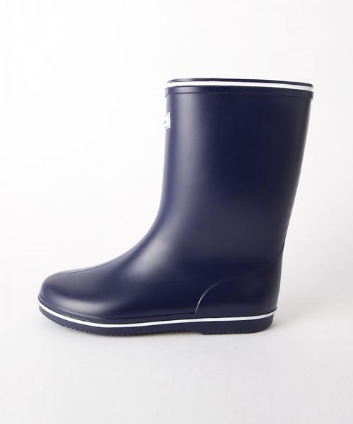 green label relaxing（グリーンレーベルリラクシング）の「GLR レインブーツ ボーダー②（レインシューズ・キッズ・レッド/イエロー/ネイビー/ターコイズブルー/ピンク・14cm/17cm/15cm/18cm/19cm/16cm）」の6枚目の写真