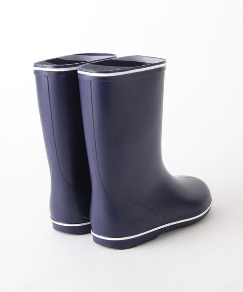green label relaxing（グリーンレーベルリラクシング）の「GLR レインブーツ ボーダー②（レインシューズ・キッズ・レッド/イエロー/ネイビー/ターコイズブルー/ピンク・14cm/17cm/15cm/18cm/19cm/16cm）」の8枚目の写真