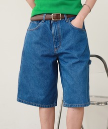 2AM | NEO BLUE / ネオブルー Baggy Carpenter Shorts(デニムパンツ)