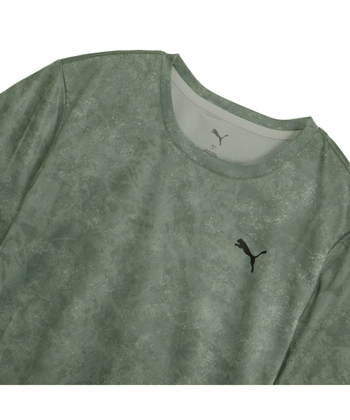 PUMA(プーマ)の「PUMA プーマ メンズ トレーニング TAD ESS AOP 半袖 Tシャツ(Tシャツ/カットソー・メンズ・ブラック/オフホワイト・LARGE/XX-LARGE/SMALL/X-LARGE/MEDIUM)」の8枚目の写真