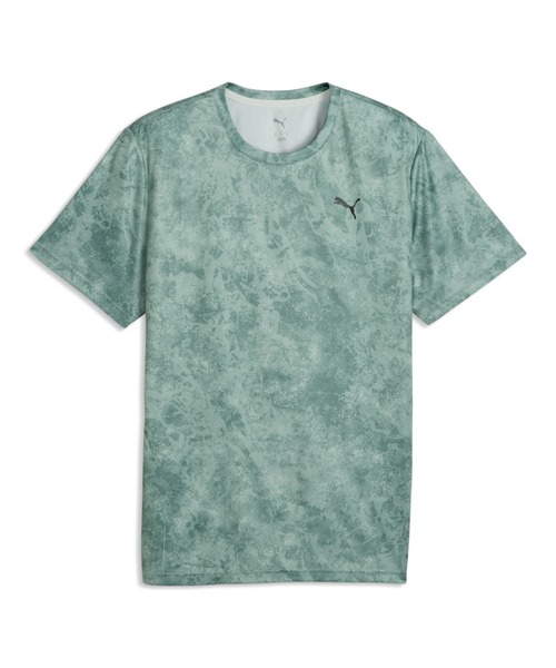PUMA(プーマ)の「PUMA プーマ メンズ トレーニング TAD ESS AOP 半袖 Tシャツ(Tシャツ/カットソー・メンズ・ブラック/オフホワイト・LARGE/XX-LARGE/SMALL/X-LARGE/MEDIUM)」の2枚目の写真