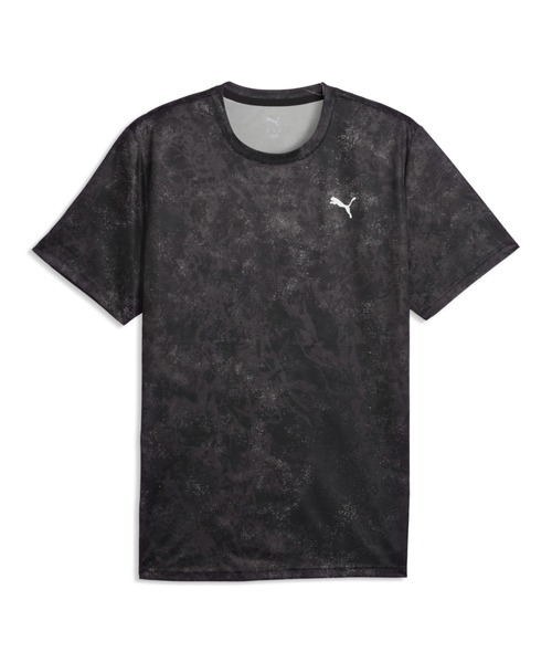 PUMA(プーマ)の「PUMA プーマ メンズ トレーニング TAD ESS AOP 半袖 Tシャツ(Tシャツ/カットソー・メンズ・ブラック/オフホワイト・LARGE/XX-LARGE/SMALL/X-LARGE/MEDIUM)」の1枚目の写真