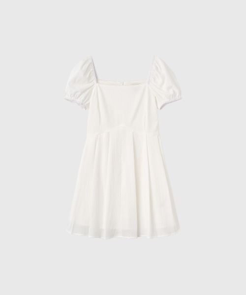 GENERAL IDEA(ジェネラルアイデア)の「【GENERAL IDEA】 スクエアネックパフミニワンピース / SQUARE NECK PUFF MINI DRESS(ワンピース・レディース・ホワイト/ブラック・L/M/S)」の13枚目の写真