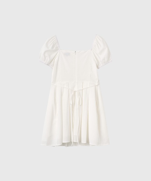 GENERAL IDEA(ジェネラルアイデア)の「【GENERAL IDEA】 スクエアネックパフミニワンピース / SQUARE NECK PUFF MINI DRESS(ワンピース・レディース・ホワイト/ブラック・L/M/S)」の14枚目の写真