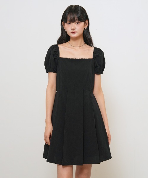 GENERAL IDEA(ジェネラルアイデア)の「【GENERAL IDEA】 スクエアネックパフミニワンピース / SQUARE NECK PUFF MINI DRESS(ワンピース・レディース・ホワイト/ブラック・L/M/S)」の15枚目の写真