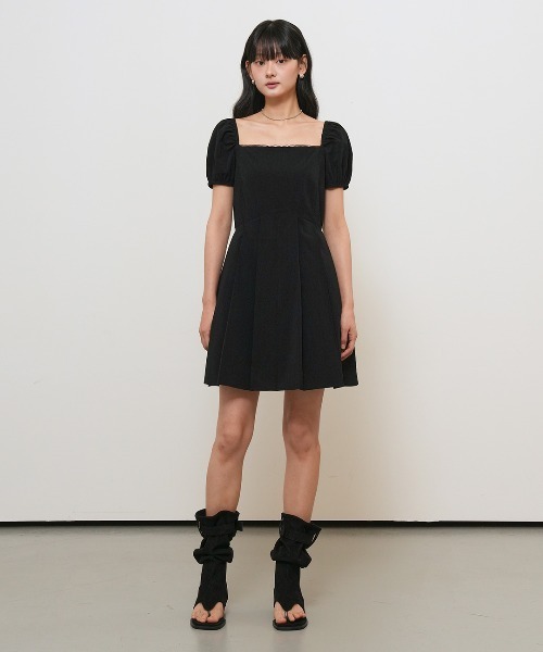 GENERAL IDEA(ジェネラルアイデア)の「【GENERAL IDEA】 スクエアネックパフミニワンピース / SQUARE NECK PUFF MINI DRESS(ワンピース・レディース・ホワイト/ブラック・L/M/S)」の16枚目の写真