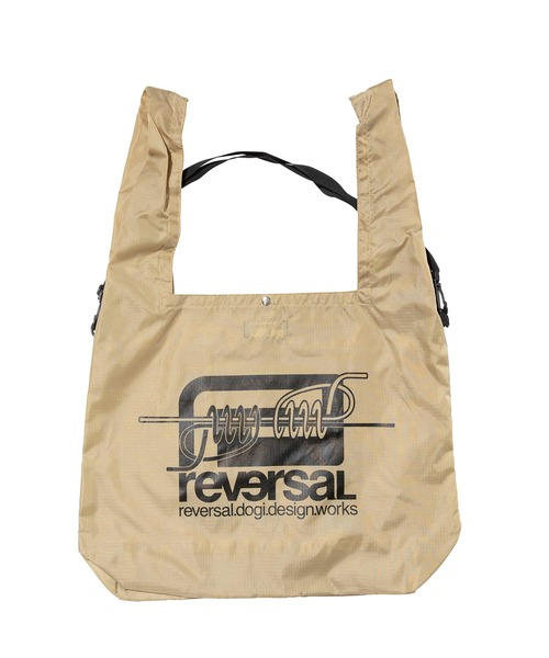 reversal.dogi.design.works(リバーサル・ドーギ・デザイン・ワークス)の「<reversal/リバーサル>FF RIP SHOULDER BAG(ショルダーバッグ・メンズ・ベージュ/オリーブ/オレンジ/ホワイト・FREE)」の2枚目の写真