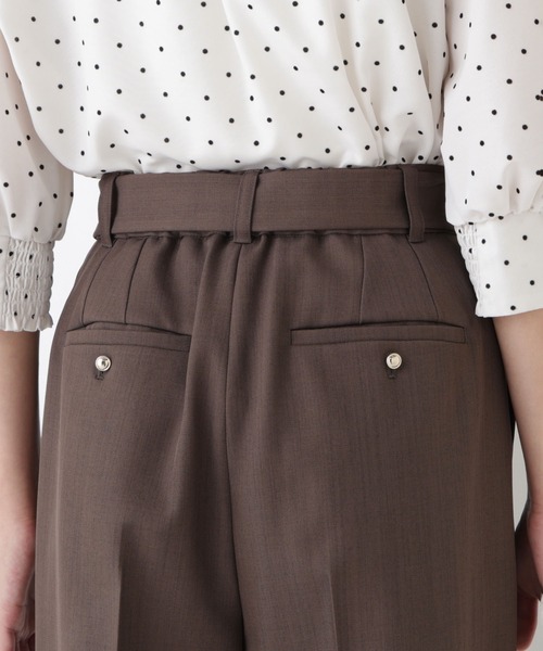 NATURAL BEAUTY BASIC(ナチュラルビューティーベーシック)の「<ちょうど、いい服>いつでもどこでも。ロングシーズンワイドパンツ(その他パンツ・レディース・ブラック/チャコールグレー/ブラウン/オフホワイト・X-SMALL/SMALL/MEDIUM/LARGE)」の17枚目の写真