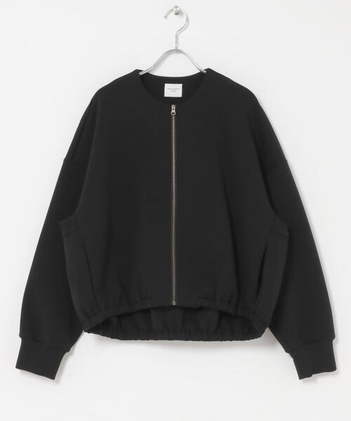 URBAN RESEARCH DOORS（アーバンリサーチドアーズ）の「ダンボールZIPカーディガン 26AW（カーディガン/ボレロ・レディース・チャコールグレー/ベージュ系その他/ブラック・FREE）」の10枚目の写真