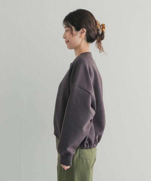 URBAN RESEARCH DOORS（アーバンリサーチドアーズ）の「ダンボールZIPカーディガン 26AW（カーディガン/ボレロ・レディース・チャコールグレー/ベージュ系その他/ブラック・FREE）」の20枚目の写真