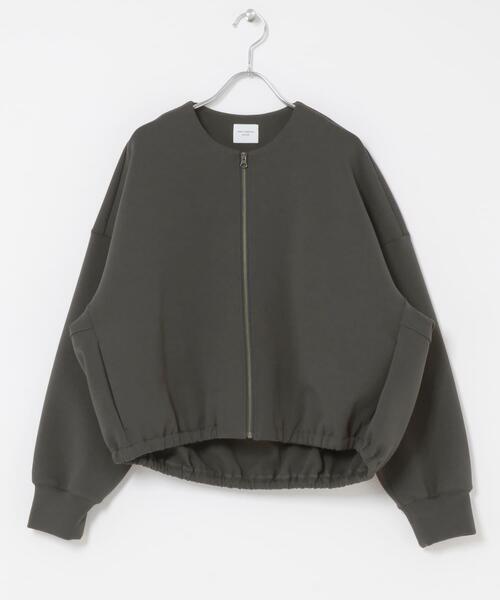URBAN RESEARCH DOORS（アーバンリサーチドアーズ）の「ダンボールZIPカーディガン 26AW（カーディガン/ボレロ・レディース・チャコールグレー/ベージュ系その他/ブラック・FREE）」の22枚目の写真