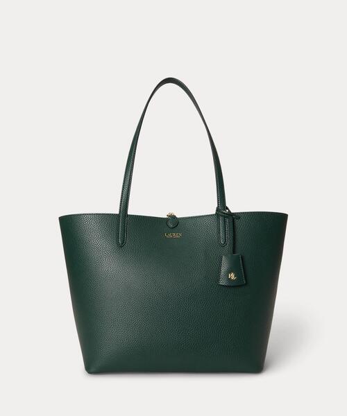 LAUREN RALPH LAUREN(ローレン ラルフ ローレン)の「フェイクレザー ラージ リバーシブル トート バッグ(トートバッグ・レディース・マルチ・ONE)」の1枚目の写真