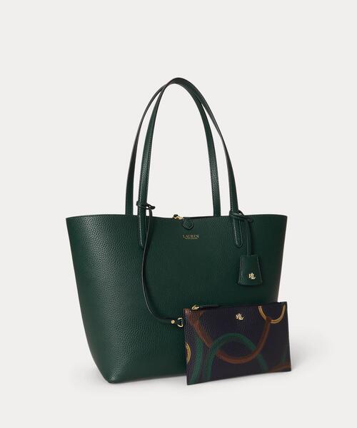 LAUREN RALPH LAUREN(ローレン ラルフ ローレン)の「フェイクレザー ラージ リバーシブル トート バッグ(トートバッグ・レディース・マルチ・ONE)」の3枚目の写真