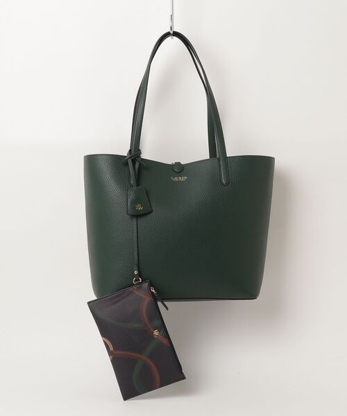 LAUREN RALPH LAUREN(ローレン ラルフ ローレン)の「フェイクレザー ラージ リバーシブル トート バッグ(トートバッグ・レディース・マルチ・ONE)」の8枚目の写真