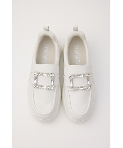 STACCATO(スタッカート)の「ヴェローライトスリッポン スニーカー(スリッポン・レディース・ホワイト・24.5cm/24cm/23.5cm/23cm/22.5cm)」の3枚目の写真