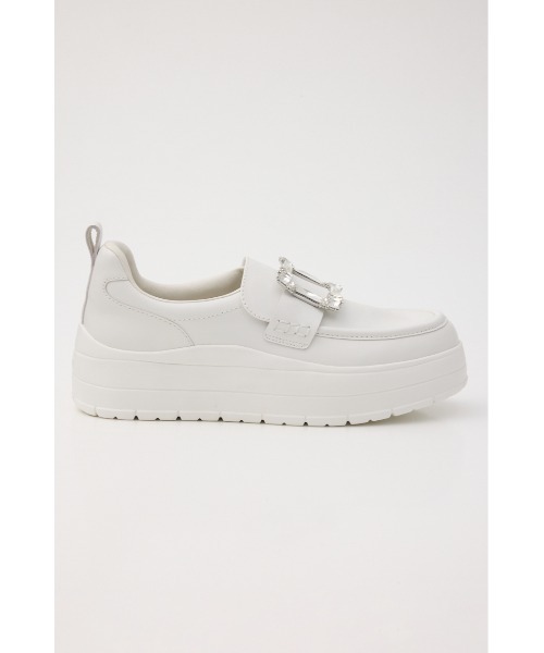 STACCATO(スタッカート)の「ヴェローライトスリッポン スニーカー(スリッポン・レディース・ホワイト・24.5cm/24cm/23.5cm/23cm/22.5cm)」の4枚目の写真