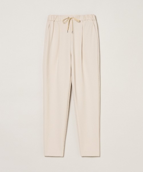 three dots(スリードッツ)の「ヘビーポンチ テーパードパンツ(その他パンツ・レディース・クリーム/ブラック/ネイビー・SMALL/X-SMALL/MEDIUM)」の1枚目の写真