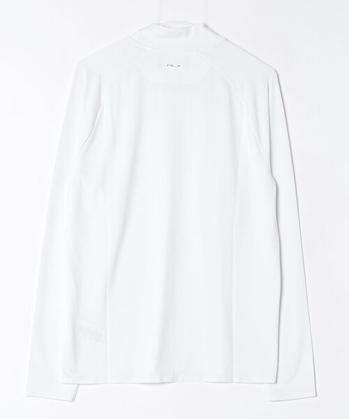 RLX GOLF(アールエルエックスゴルフ)の「パフォーマンス ピケ モックネック(Tシャツ/カットソー・メンズ・ホワイト・S/M/L)」の2枚目の写真