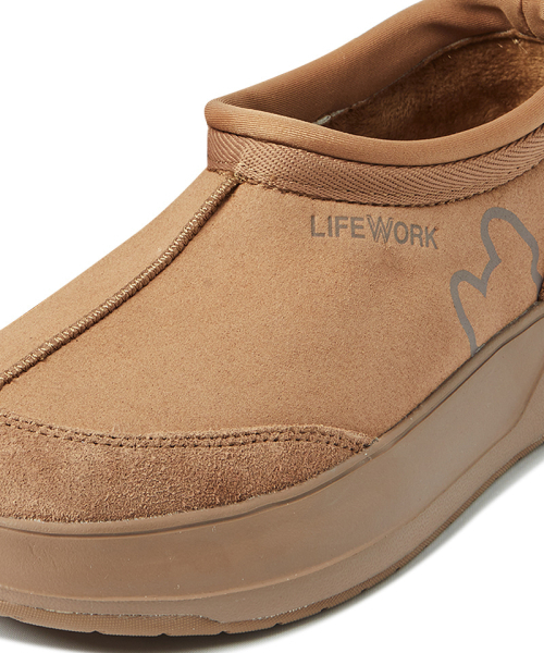 LIFE WORK(ライフワーク)の「スペースラン コージーワーク(スニーカー・メンズ・ブラック/ベージュ・23cm/24cm/25cm/26cm/27cm/28cm)」の4枚目の写真