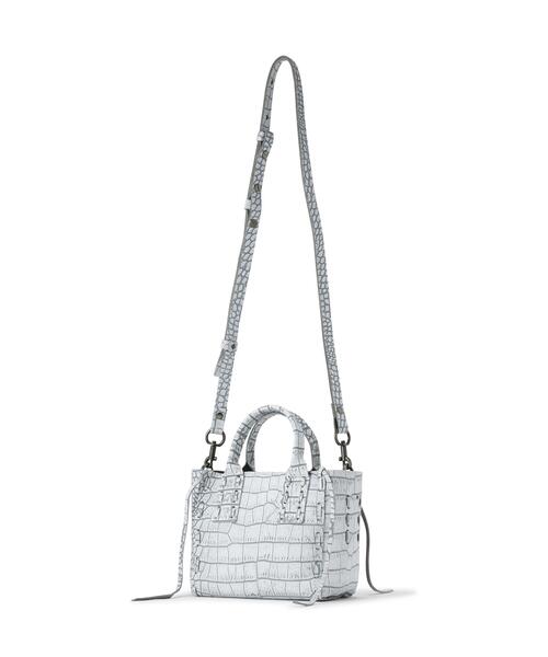 POMTATA(ポンタタ)の「POMTATA/ポンタタ/SHACK TOTE XS(トートバッグ・メンズ・ホワイト・F)」の2枚目の写真