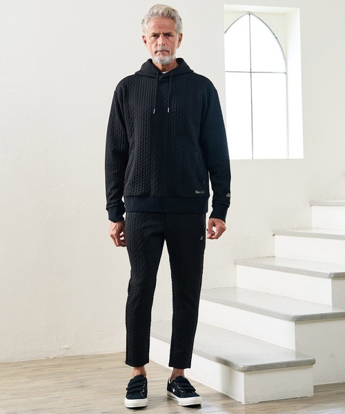 Maison code 13(メゾンコードサーティーン)の「mp15314- Cable Jacquard Pants ジャガードイージーパンツ(M26W-04)(その他パンツ・メンズ・ホワイト/チャコール/ブラック・S/M/L)」の15枚目の写真