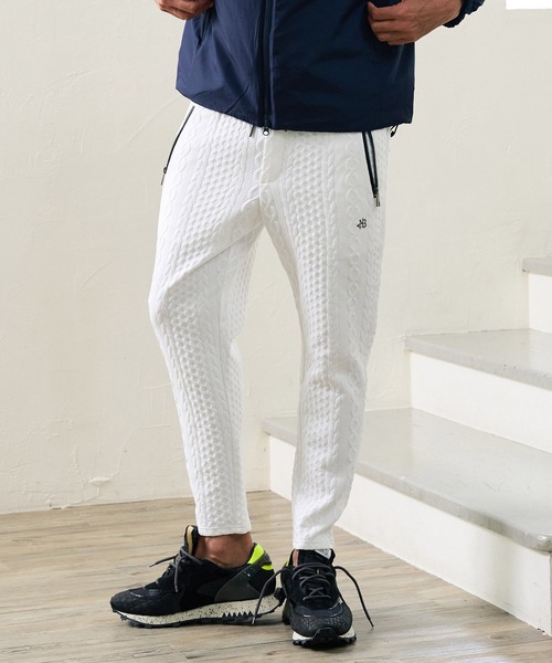 Maison code 13(メゾンコードサーティーン)の「mp15314- Cable Jacquard Pants ジャガードイージーパンツ(M26W-04)(その他パンツ・メンズ・ホワイト/チャコール/ブラック・S/M/L)」の18枚目の写真