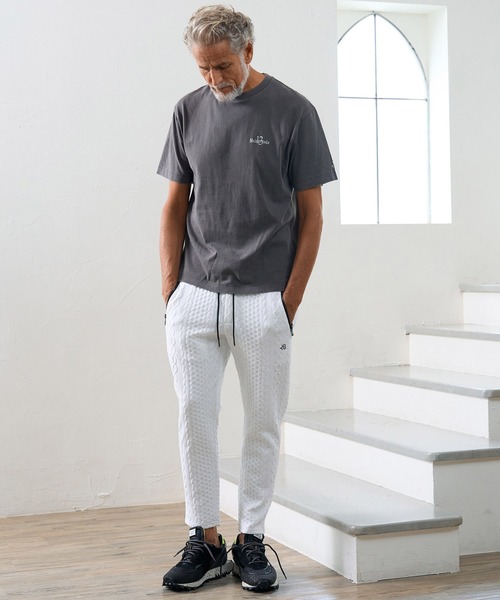 Maison code 13(メゾンコードサーティーン)の「mp15314- Cable Jacquard Pants ジャガードイージーパンツ(M26W-04)(その他パンツ・メンズ・ホワイト/チャコール/ブラック・S/M/L)」の20枚目の写真