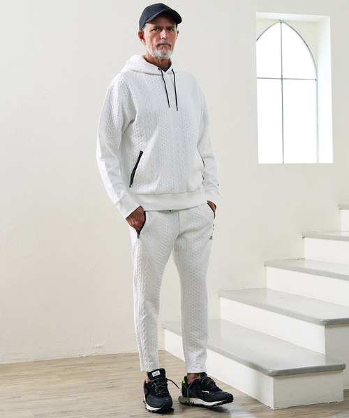 Maison code 13(メゾンコードサーティーン)の「mp15314- Cable Jacquard Pants ジャガードイージーパンツ(M26W-04)(その他パンツ・メンズ・ホワイト/チャコール/ブラック・S/M/L)」の21枚目の写真