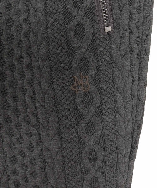 Maison code 13(メゾンコードサーティーン)の「mp15314- Cable Jacquard Pants ジャガードイージーパンツ(M26W-04)(その他パンツ・メンズ・ホワイト/チャコール/ブラック・S/M/L)」の7枚目の写真
