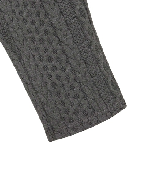 Maison code 13(メゾンコードサーティーン)の「mp15314- Cable Jacquard Pants ジャガードイージーパンツ(M26W-04)(その他パンツ・メンズ・ホワイト/チャコール/ブラック・S/M/L)」の8枚目の写真
