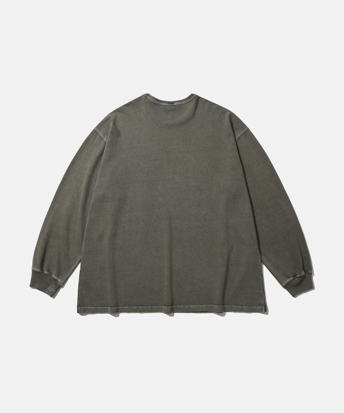 MOIF（モイフ）の「[AW26] 製品染め 長袖Tシャツ / トープ（Tシャツ/カットソー・メンズ・その他・1(S)/2(M)/3(L)）」の2枚目の写真