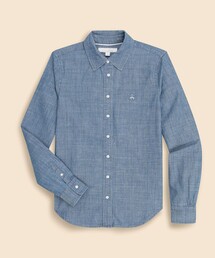 コットン　GFロゴ　シャンブレーシャツ　Classic Fit