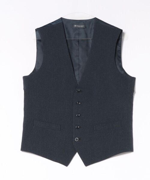 TOKYO SHIRTS(トウキョウシャツ)の「布帛仕様ジレ メンズ(ベスト・メンズ・ネイビー/グレー・M/L/LL)」の1枚目の写真