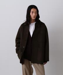 YLEVE / SUPER 100`S WOOL DOUBLE CLOTH BLOUSON