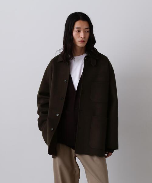 YLEVE(イレーヴ)の「YLEVE / SUPER 100`S WOOL DOUBLE CLOTH BLOUSON(ブルゾン・メンズ・ブラウン/グレー・5/3/4)」の2枚目の写真