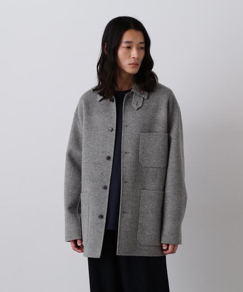 YLEVE(イレーヴ)の「YLEVE / SUPER 100`S WOOL DOUBLE CLOTH BLOUSON(ブルゾン・メンズ・ブラウン/グレー・5/3/4)」の1枚目の写真