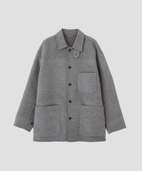 YLEVE(イレーヴ)の「YLEVE / SUPER 100`S WOOL DOUBLE CLOTH BLOUSON(ブルゾン・メンズ・ブラウン/グレー・5/3/4)」の4枚目の写真