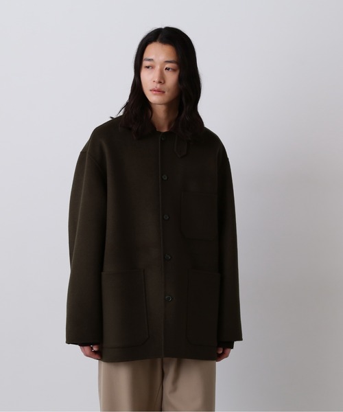YLEVE(イレーヴ)の「YLEVE / SUPER 100`S WOOL DOUBLE CLOTH BLOUSON(ブルゾン・メンズ・ブラウン/グレー・5/3/4)」の7枚目の写真
