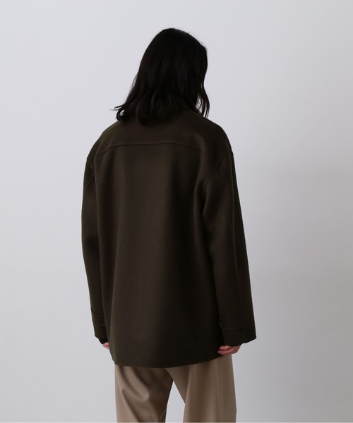 YLEVE(イレーヴ)の「YLEVE / SUPER 100`S WOOL DOUBLE CLOTH BLOUSON(ブルゾン・メンズ・ブラウン/グレー・5/3/4)」の9枚目の写真