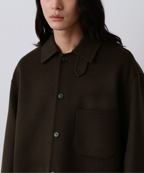 YLEVE(イレーヴ)の「YLEVE / SUPER 100`S WOOL DOUBLE CLOTH BLOUSON(ブルゾン・メンズ・ブラウン/グレー・5/3/4)」の10枚目の写真