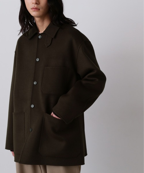 YLEVE(イレーヴ)の「YLEVE / SUPER 100`S WOOL DOUBLE CLOTH BLOUSON(ブルゾン・メンズ・ブラウン/グレー・5/3/4)」の11枚目の写真
