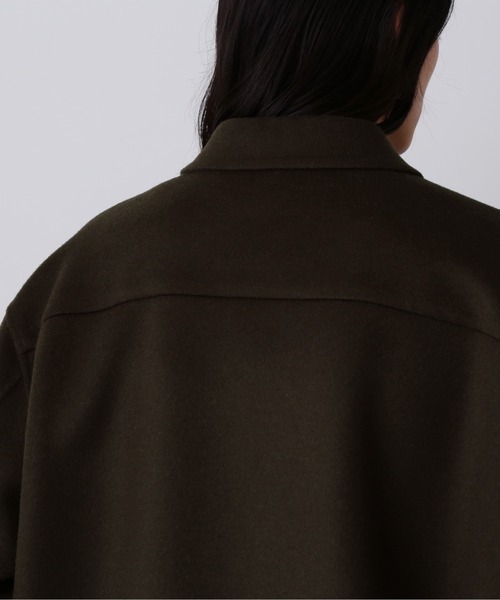 YLEVE(イレーヴ)の「YLEVE / SUPER 100`S WOOL DOUBLE CLOTH BLOUSON(ブルゾン・メンズ・ブラウン/グレー・5/3/4)」の12枚目の写真