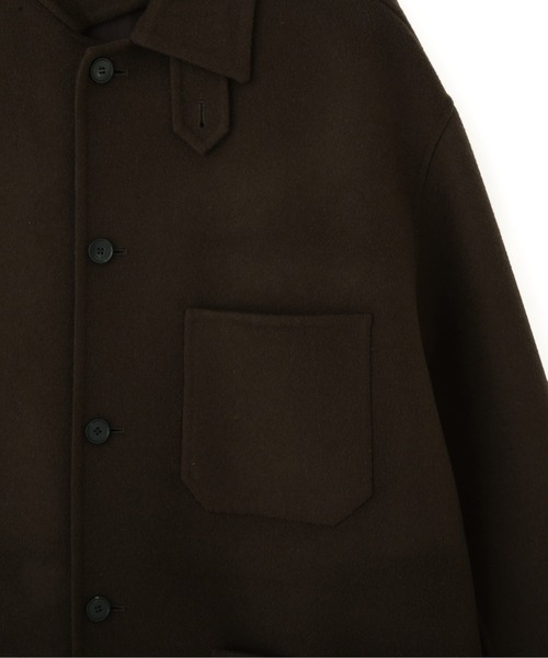 YLEVE(イレーヴ)の「YLEVE / SUPER 100`S WOOL DOUBLE CLOTH BLOUSON(ブルゾン・メンズ・ブラウン/グレー・5/3/4)」の17枚目の写真