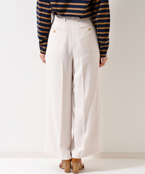 AMERICAN RAG CIE(アメリカンラグシー)の「AMERICAN RAG CIEジャガード ストライプ ワイドパンツ(その他パンツ・レディース・ブラック/ベージュ・FREE)」の15枚目の写真