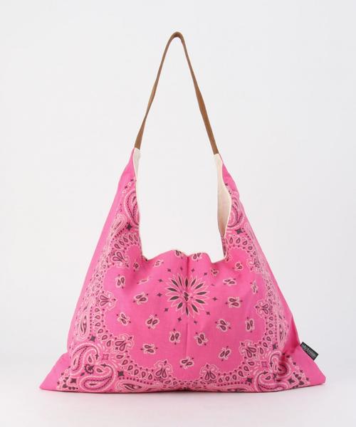 SHIPS JET BLUE（シップスジェットブルー）の「SHIPS JET BLUE: USAバンダナ ショルダーバッグ（ショルダーバッグ・メンズ・ピンク/レッド/ネイビー/ブラック・ONE SIZE）」の3枚目の写真