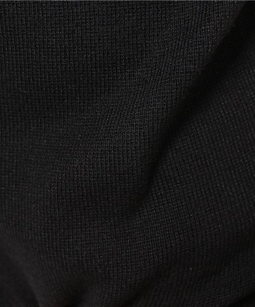 MOUSSY（マウジー）の「C/NECK H SLEEVE KNIT TOP（ニット/セーター・レディース・トップグレー/ワインレッド/ブラック・FREE）」の5枚目の写真